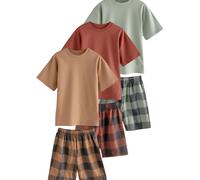 Next Pyjama bleu marine / bleu clair / rouille / vert, Taille 176