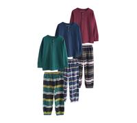 Next Pyjama bleu marine / émeraude / bordeaux / noir, Taille 140