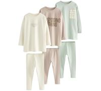Next Pyjama camel / menthe / blanc cassé, Taille 152