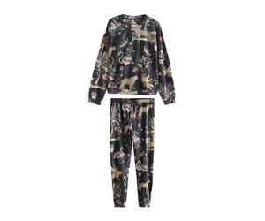 Next Pyjama chamois / anthracite / vert / rose clair, Taille 4XL-5XL