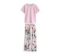 Next Pyjama champagne / bleu ciel / rose / rose, Taille L-XL