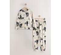 Next Pyjama beige / noir, Taille 6XL-7XL