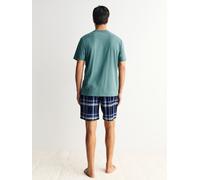Next Pyjama court bleu / bleu marine / bleu cyan / gris / anthracite, Taille L