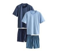 Next Pyjama court opal / bleu clair / bleu foncé, Taille XL