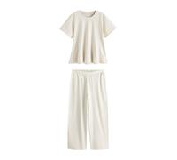 Next Pyjama crème / beige foncé, Taille L-XL