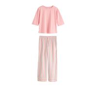 Next Pyjama crème / bleu clair / rose / rouge, Taille XS