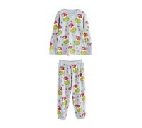 Next Pyjama gris / kiwi / rouge sang / blanc, Taille 170