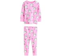 Next Pyjama 'Halloween' rose / noir / blanc, Taille 116