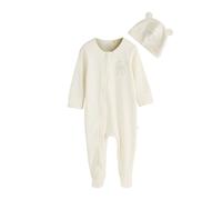 Next Pyjama 'Im New Here' ivoire / bleu ciel / jaune / gris, Taille 56