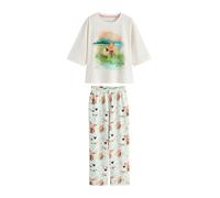 Next Pyjama ivoire / vert, Taille M