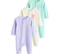 Next Pyjama jaune pastel / vert pastel / violet pastel, Taille 98