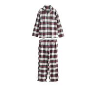 Next Pyjama long jaune clair / vert foncé / rouge foncé / blanc, Taille M