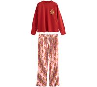 Next Pyjama 'Matching Family Christmas' marron / rouge / blanc, Taille XL