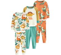 Next Pyjama moutarde / émeraude / mandarine / blanc cassé, Taille 86