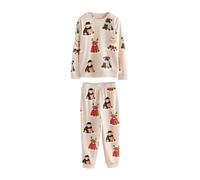 Next Pyjama nude / brun foncé / menthe / rouge, Taille 104