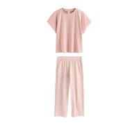 Next Pyjama rosé / blanc cassé, Taille 4XL-5XL