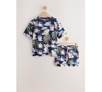 Next Pyjama short en coton bleu XL Regular (FR 50-52)