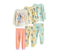 Next Pyjama 'Snuggle' jaune / menthe / rose / blanc, Taille 104