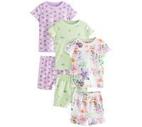 Next Pyjama vert clair / violet / pêche / blanc, Taille 80