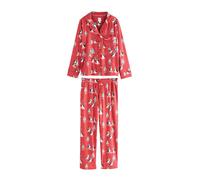 Next Pyjama vert pastel / rouge / noir / blanc, Taille XXL