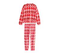Next Pyjama vert / rouge / blanc cassé, Taille S-M