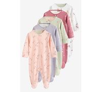 Next Pyjama vert / violet / pêche / rose / blanc, Taille 50