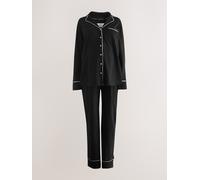 Next Pyjamas de maternité boutonné en jersey Noir FR 48 (EU 46)