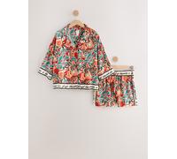 Next Shorty beige clair / saphir / rouge orangé / noir, Taille XL