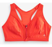 Next Red B-GG Active Sports High Impact Dry Tech Zip Front Bra