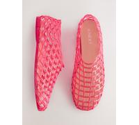 Next Red Jelly High Cut Ballet Flats Red EU 37 (UK 4)