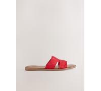 Next Red Standard/Wide Fit Slot Mule Sandals