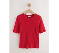 Next Red Texture Half Sleeve T-Shirt