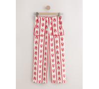 Next Red/White Lobster Print Straight Leg Crop Trousers