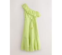next Robe asymétrique à volants vert FR 56 (EU 54)