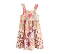 Next Robe beige / chocolat / baie / rose clair, Taille 116