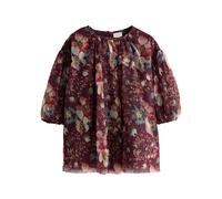 Next Robe beige / émeraude / cyclamen / rouge clair, Taille 122