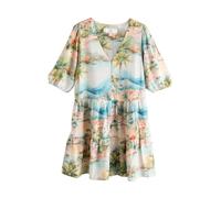 Next Robe beige / nude / bleu ciel / vert gazon, Taille 48