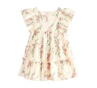 Next Robe beige / vert / rose, Taille 128