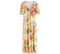 Next Robe bleu clair / jaune foncé / pétrole / sapin, Taille 40