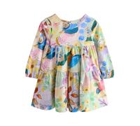 Next Robe bleu clair / jaune / lilas / rose, Taille 98