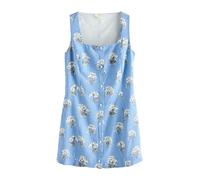 Next Robe bleu clair / noir / blanc, Taille 42