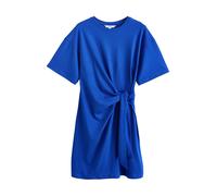Next Cobalt Blue Tie Waist Mini T-Shirt Dress Cobalt Blue EU 48 (UK 20)