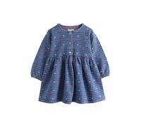 Next Robe bleu / lie de vin / blanc, Taille 104