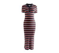 Next Robe en maille à col Grossesse Rayures bleu marine / rouge S (EU 36-38)