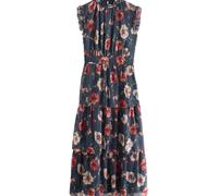 Next Robe bleu marine / vert / rose / rose foncé, Taille 42