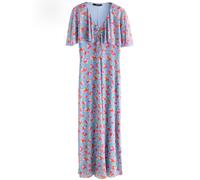 Next Robe bleu / mélange de couleurs, Taille 48