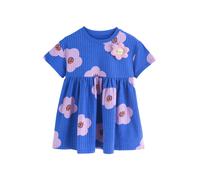 Next Robe bleu roi / lilas / lie de vin / blanc, Taille 86