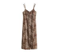 Next Robe brocart / moka / brun foncé, Taille 38