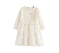 Next Robe chamois / écru, Taille 128