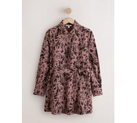 next Robe chemise à manches longues et ceinture nouée Rose FR 50 (EU 48)